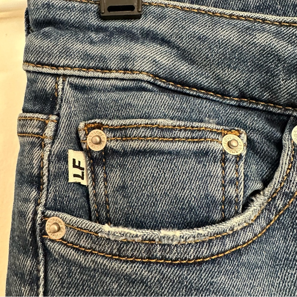 Lovers + Friends Distressed Ricky Low Rise Skinny in Brighton - Picture 3 of 14